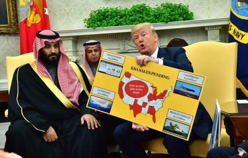 Trump vetoes a Congressional bid to halt arms sales to Saudi Arabia and UAE. 