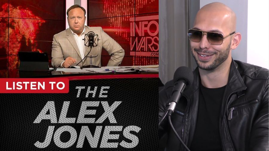 Watch: Andrew Tate Joins Alex Jones In Powerful Interview
