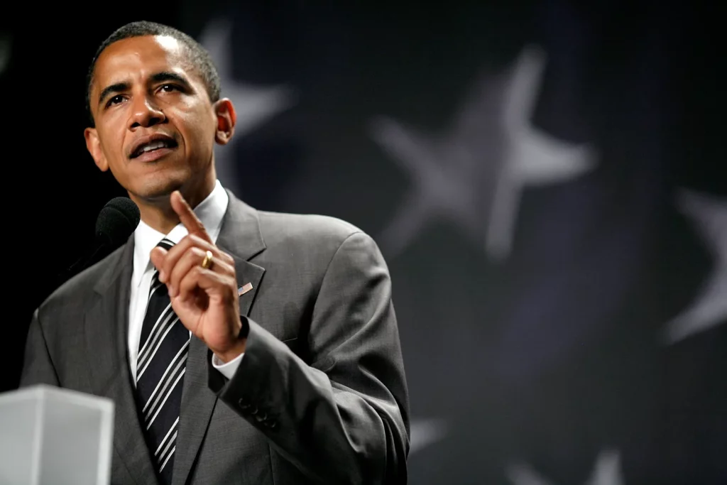 Barack Obama - Speakers for Get Out The Vote Rally