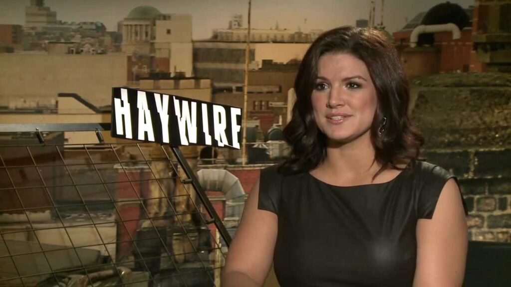 Gina received the role in Haywire after the director saw her fighting skills