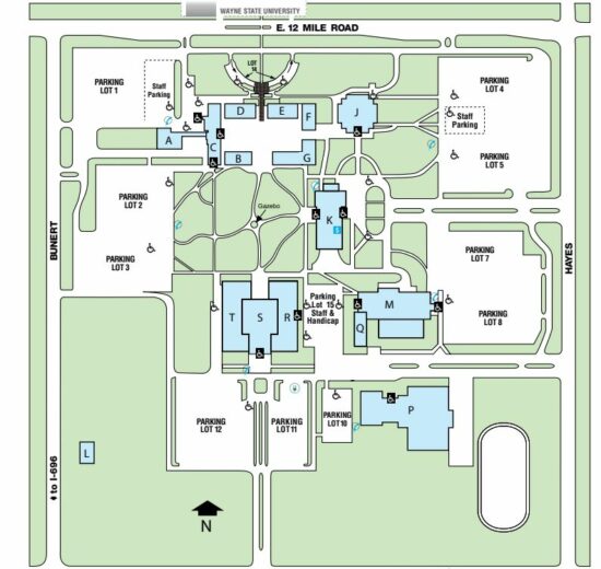 Community College South Campus Map
