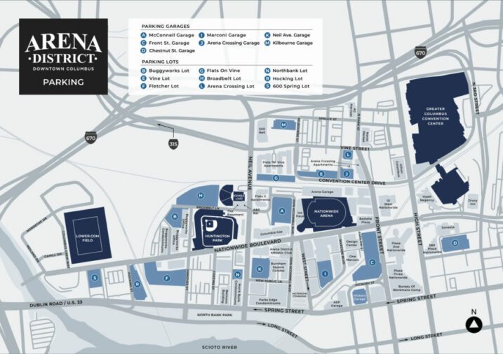 Nationwide Arena Parking Guide- Tips, Maps, And Deals