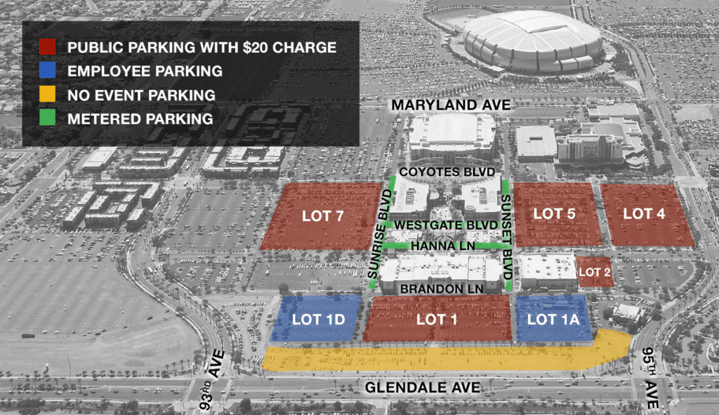 Parking Options Near State Farm Stadium