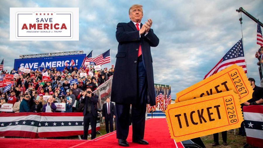 Steps to Book Tickets for Trump Wilmington Rally