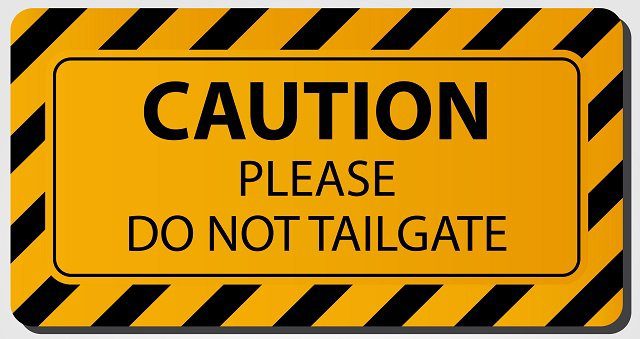 Tailgating Not Allowed