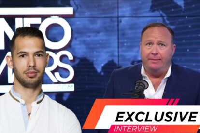 Watch Andrew Tate Joins Alex Jones In Powerful Interview