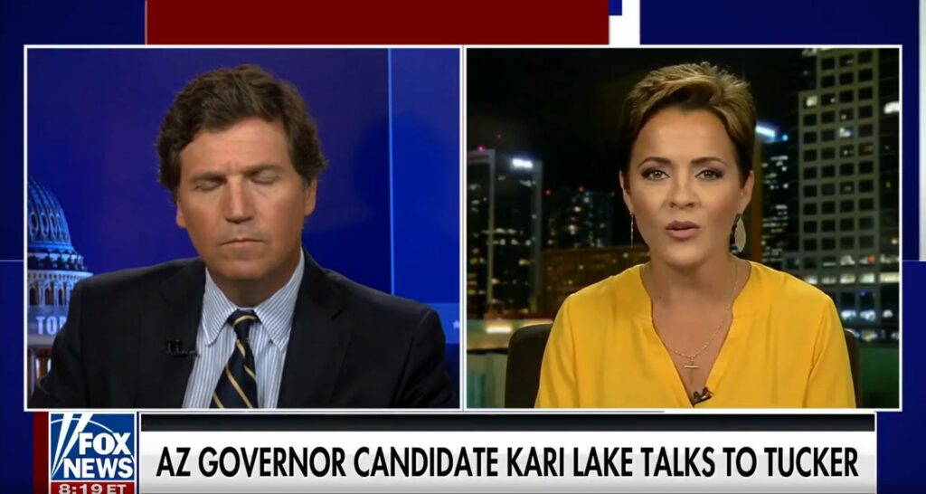 Kari Lake Joins Tucker Carlson for Before Arizona Results - Summary