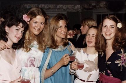 Young Ann Coulter With Friends