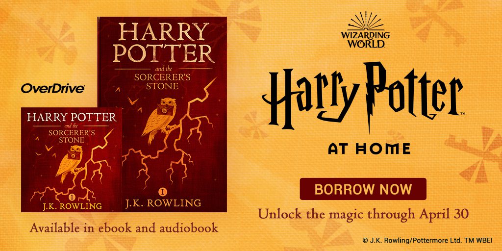 Borrow Harry Potter Audiobook from the Overdrive