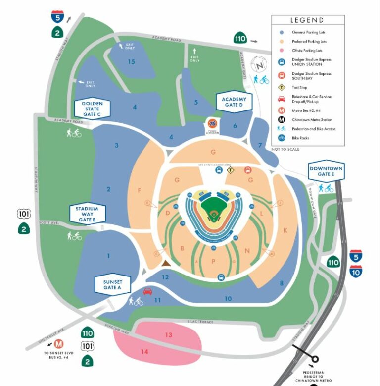 Dodger Stadium Parking Guide Tips, Map, Lots WorldWire