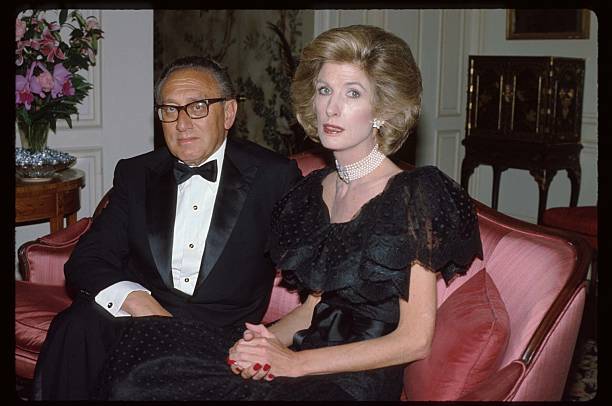 Henry Kissinger with Nancy Maginnes