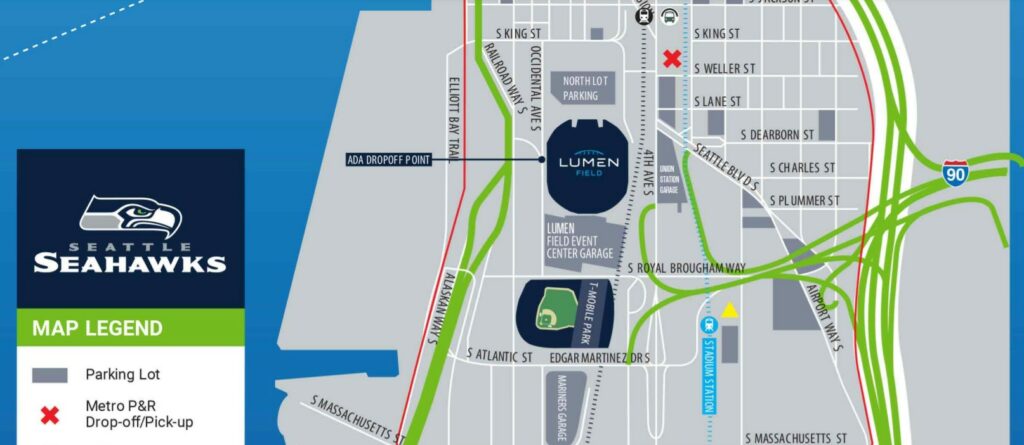 lumen stadium map