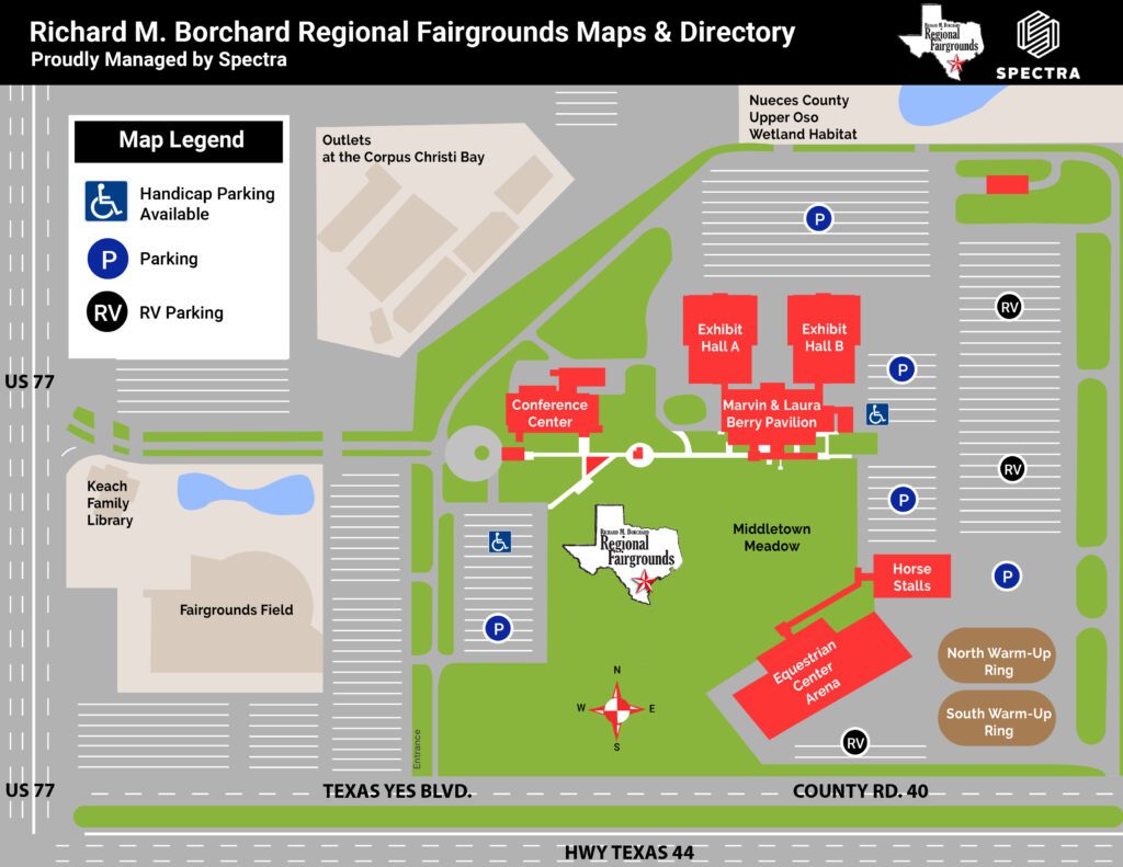 RMB Regional Fairgrounds map