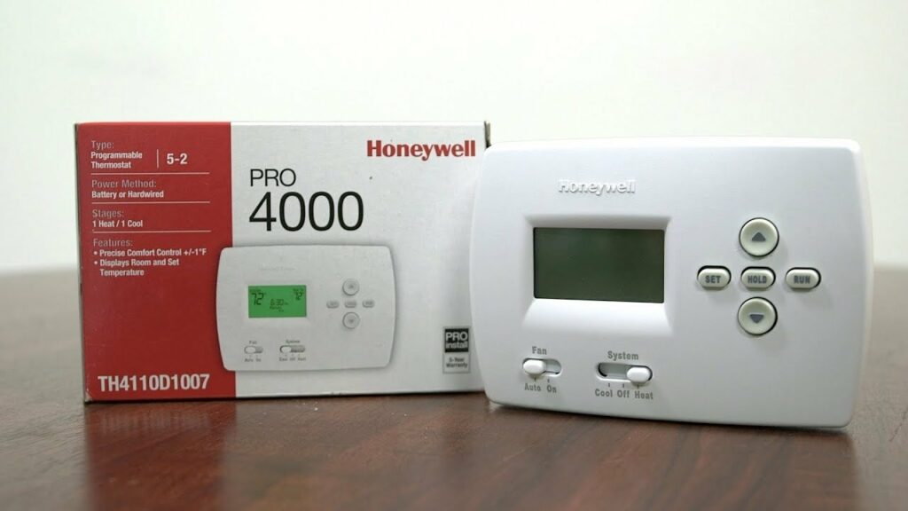 Replace Batteries of Honeywell Thermostat 4000 Series