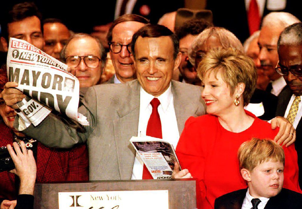 Rudy Giuliani and Donna Hanover