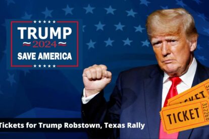 Steps to Book Tickets for Trump Robstown, Texas Rally