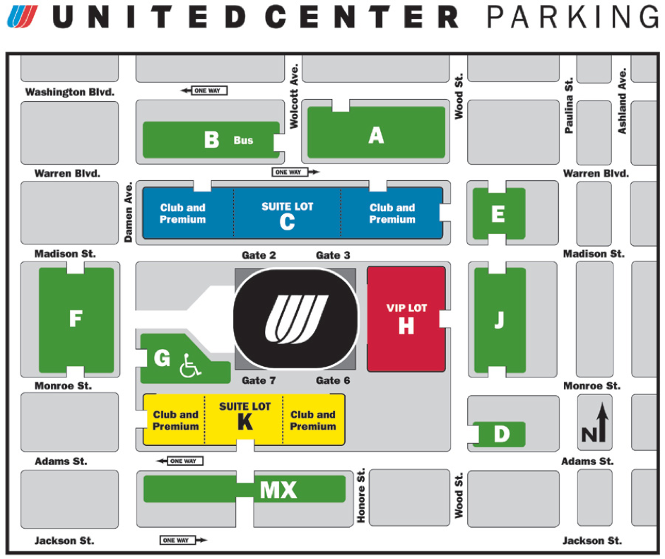United Center Official Parking