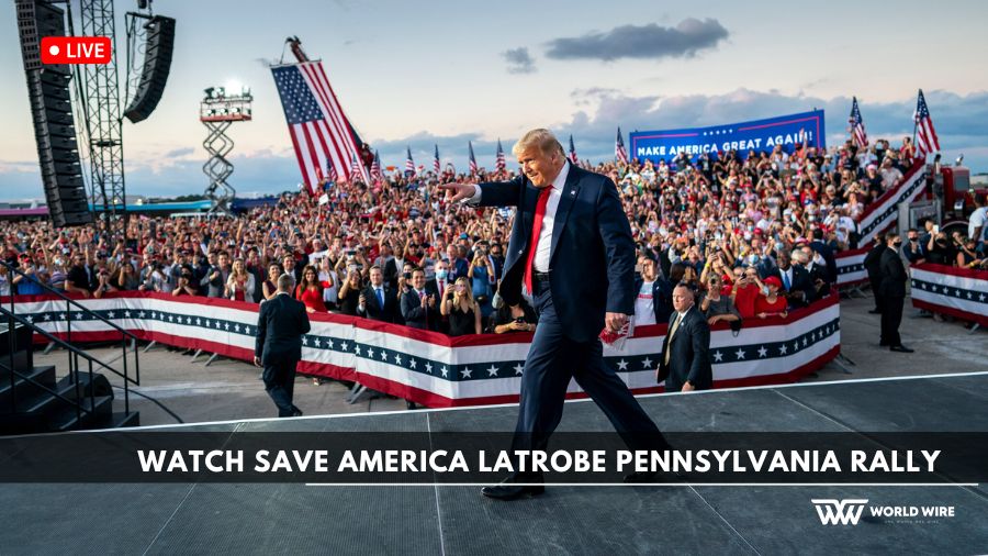 Watch Save America Latrobe Pennsylvania Rally Live Stream