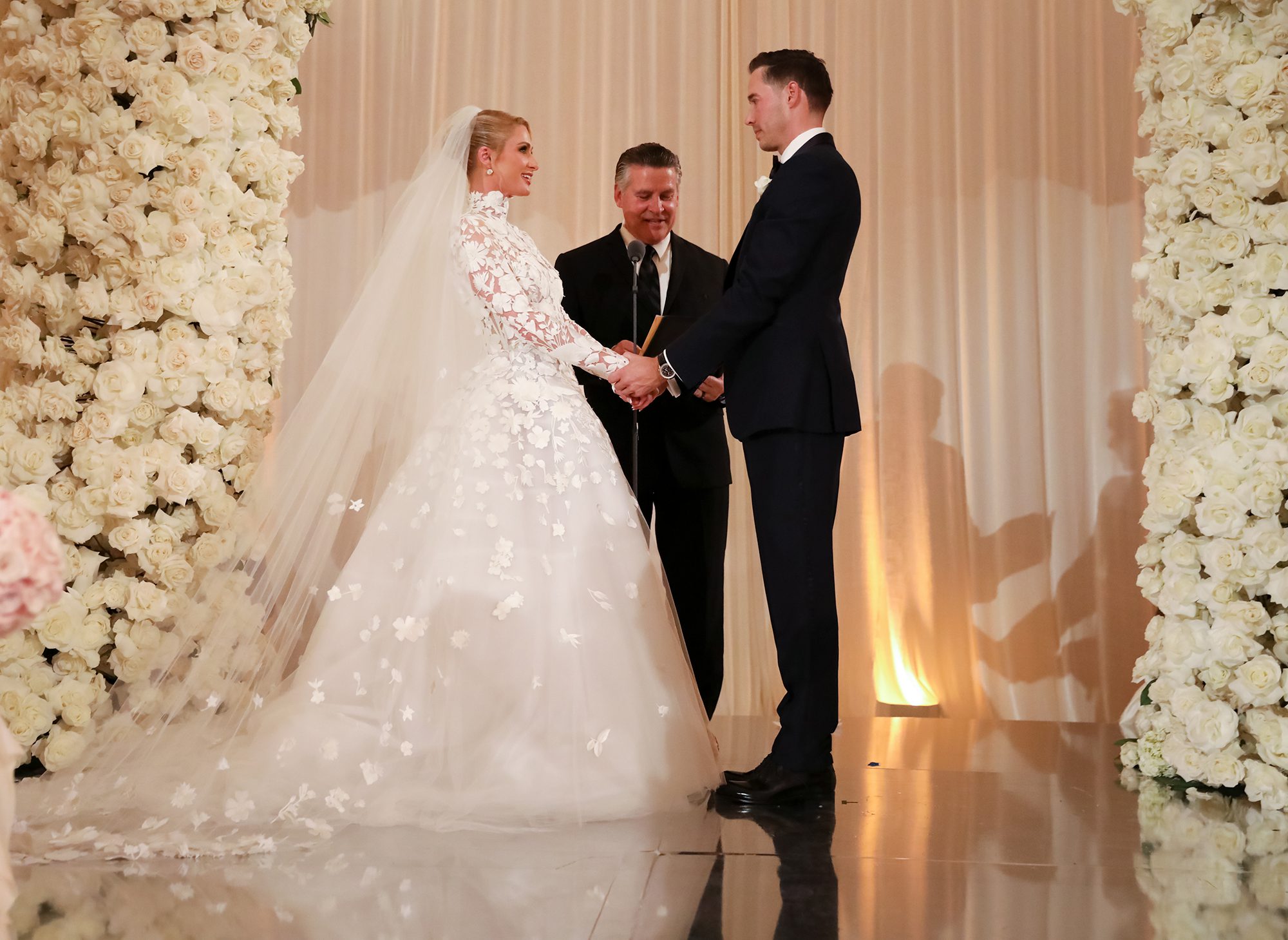 The wedding of Paris Hilton and Carter Reum,