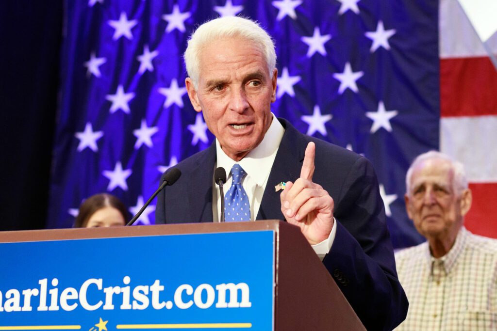 Ron DeSantis's opponent Charlie Crist