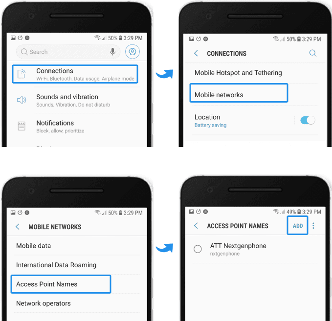 Reset AirTalk Wireless APN Settings to Fix AirTalk Wireless Not Working