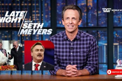 Watch Late Night with Seth Meyers Mike Lindell, Joe Biden, Musk
