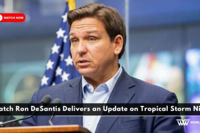 Watch Ron DeSantis Delivers an Update on Tropical Storm Nicole