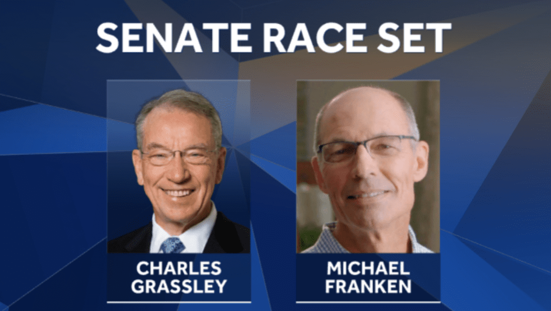 Chuck Grassley and Michael Franken,