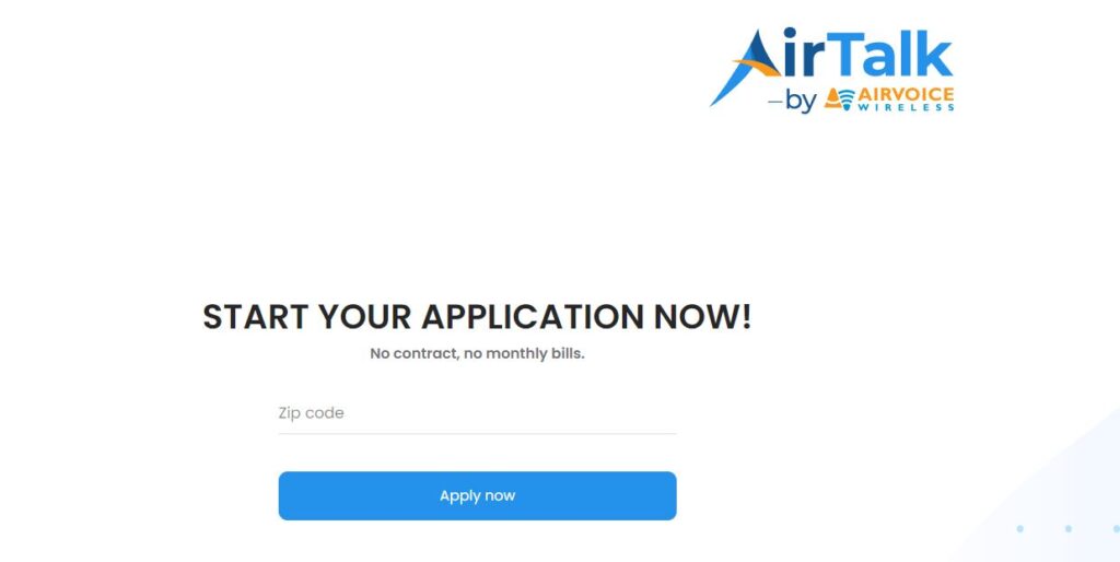 AirTalk Wireless Free iPad Application Process