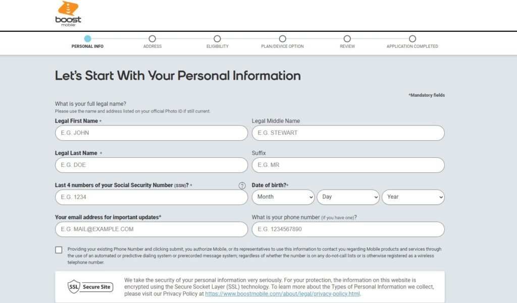 How to apply for the Boost Mobile ACP Program