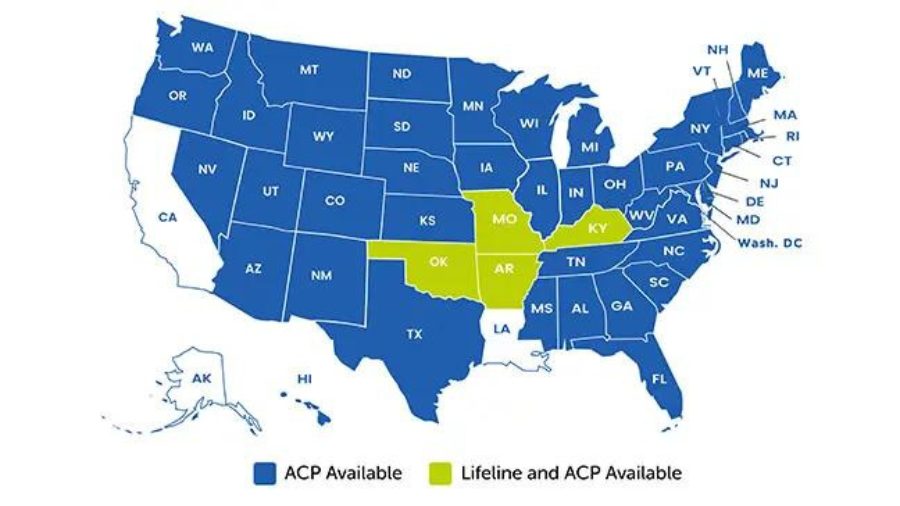 In Which States Is Easy Wireless ACP Offered