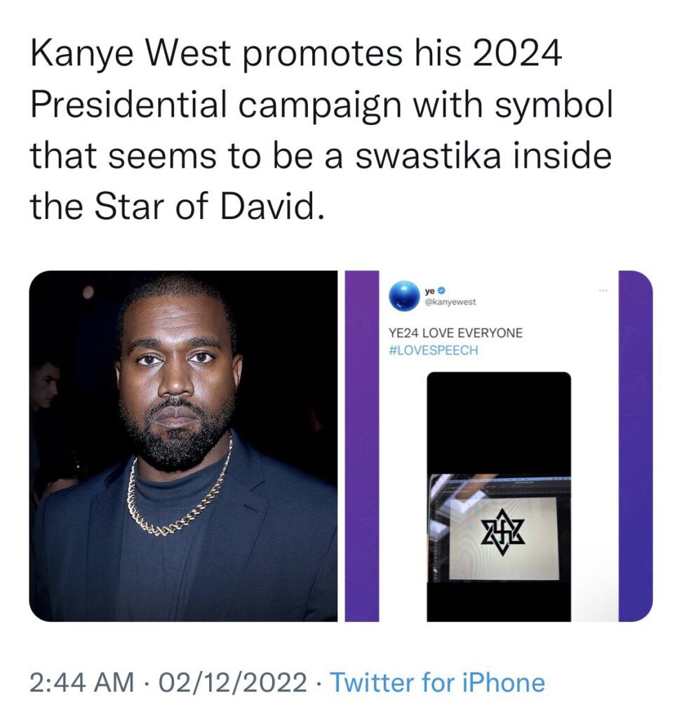 Kanye West Twitter Suspended