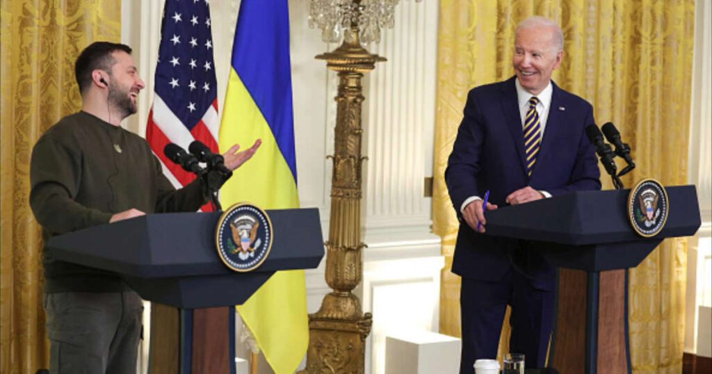Watch Zelensky and Biden hold joint press conference