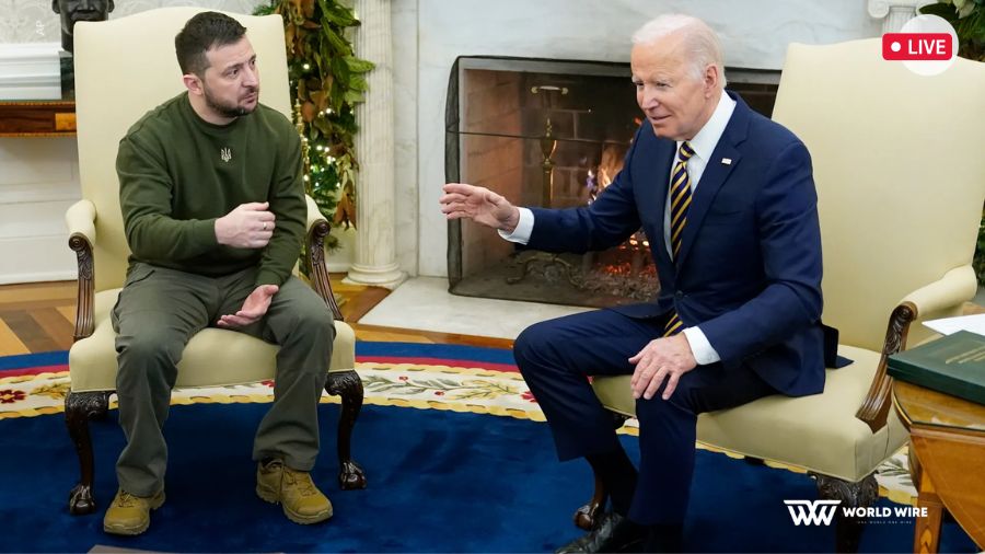 Watch Zelensky and Biden hold joint press conference