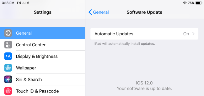 Disable automatic updates to increase the speed of your hotspot on iPhone