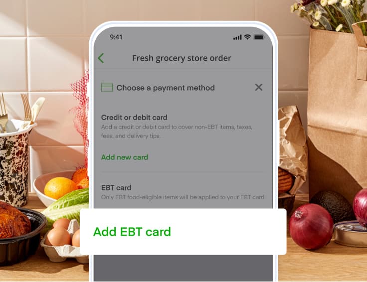 How do I link my EBT card to Instacart?