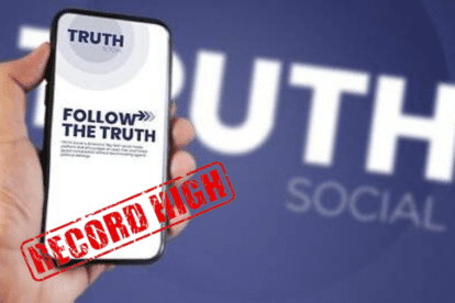 Trump Truth Social vs. Big Tech: Truth Social is boasting Record Levels