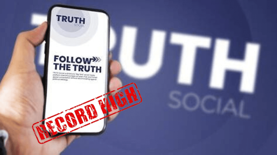 Trump Truth Social vs. Big Tech: Truth Social is boasting Record Levels