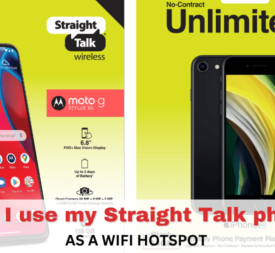 Can I use my Straight Talk phone as a WiFi hotspot