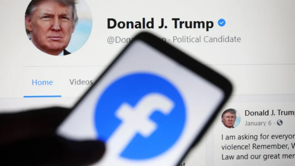 Donald Trump is back on Facebook and Instagram