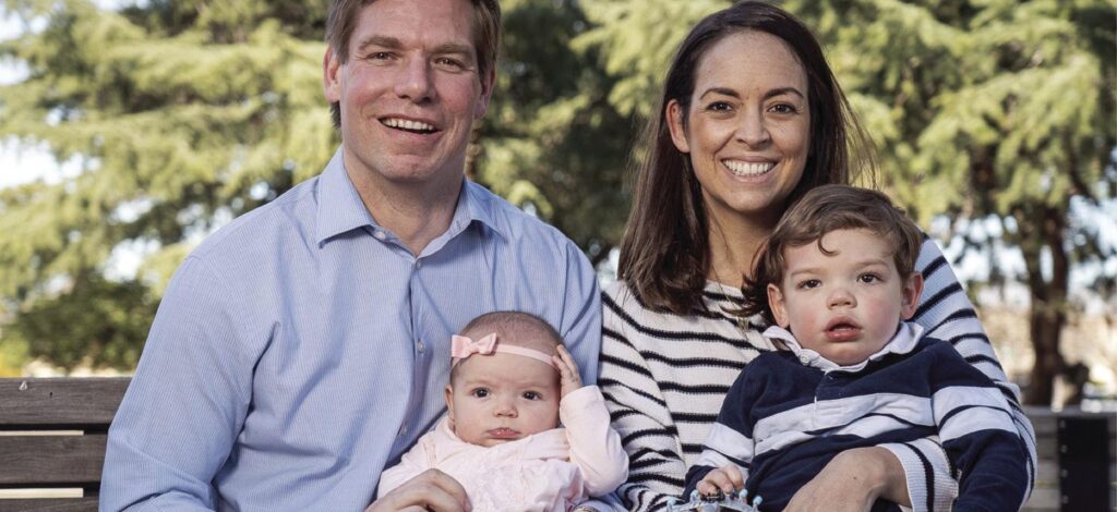 Eric Swalwell and Brittany Watts