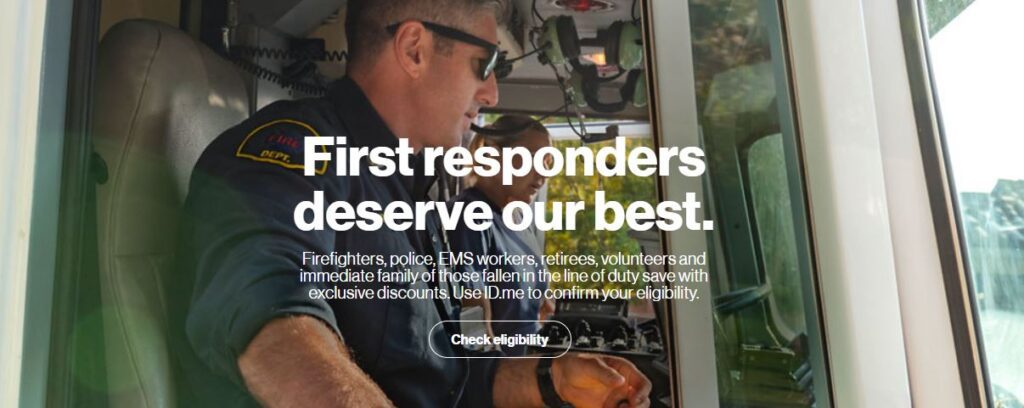 How to apply for Verizon First Responder Discount