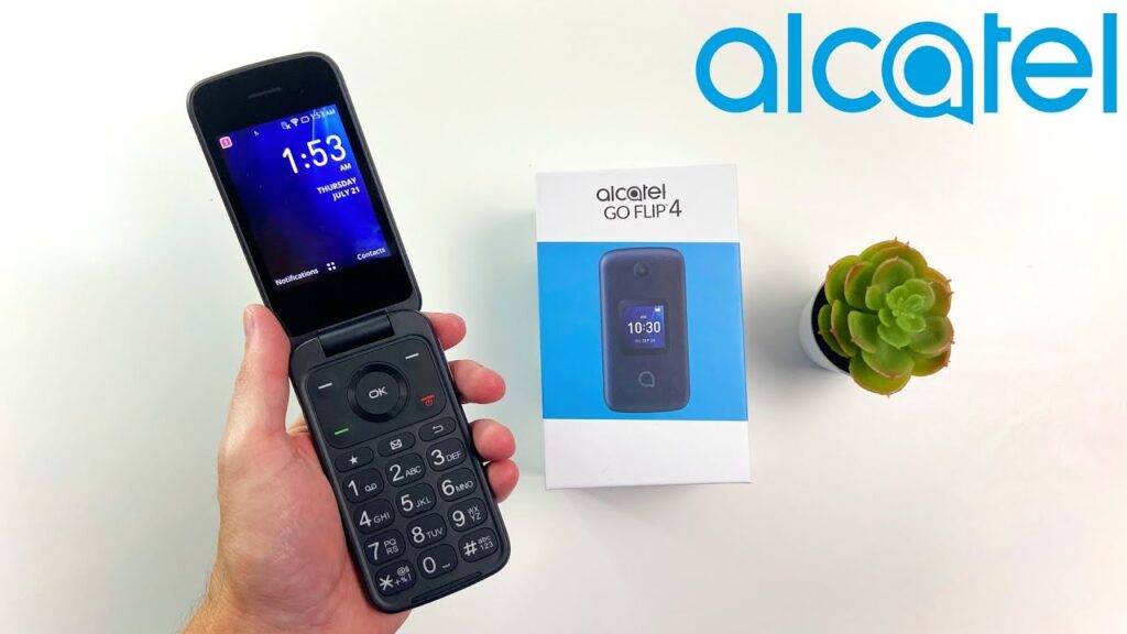 Alcatel GO FLIP 4 - Easiest Cell Phones for Seniors
