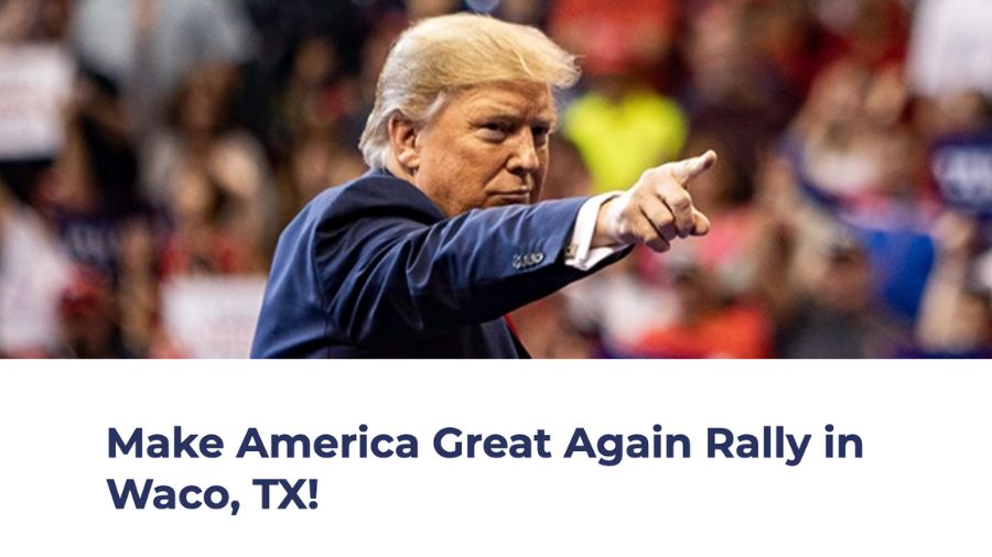 Book Ticket for Make America Great Again Waco Rally