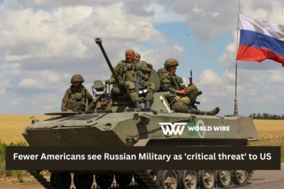 Fewer Americans see Russian Military as 'critical threat' to US