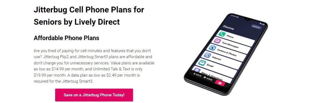 Jitterbug Affordable Cell Phone Plans For Seniors