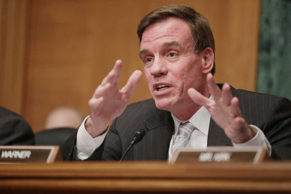 Mark Warner - the senior United States senator representing Virginia