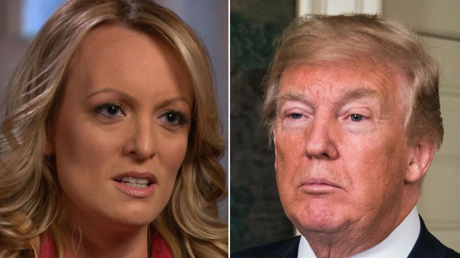 Stormy Daniels and President Trump