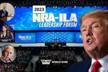 Trump to Speaks at the NRA Annual Meeting at Indianapolis