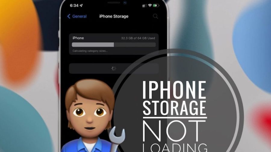What is Storage Not Loading error in iPhone?